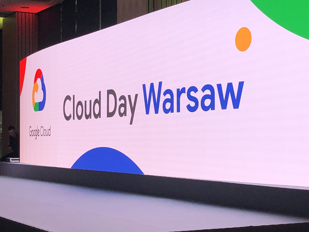 Today we are at Google Cloud Day