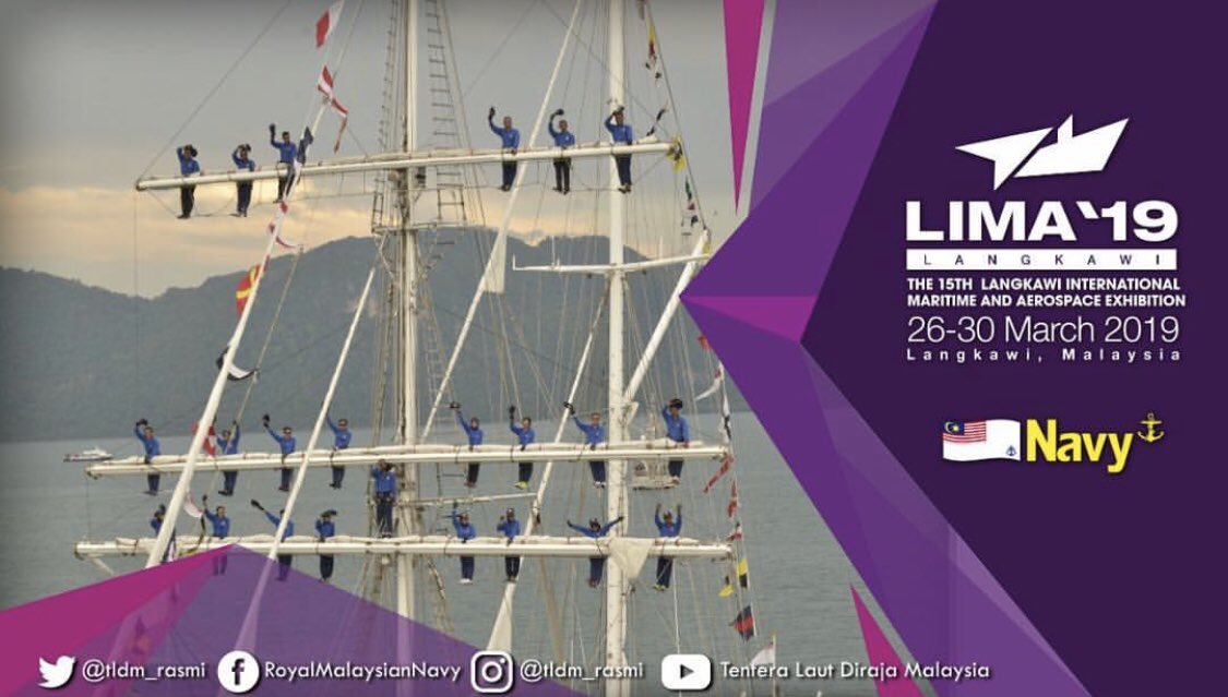 Let's go #LIMA19 26-30 Mac 19. #MaritimeSegment menjanjikan yang terbaik! 
#WaitForIt
#LebihHebat