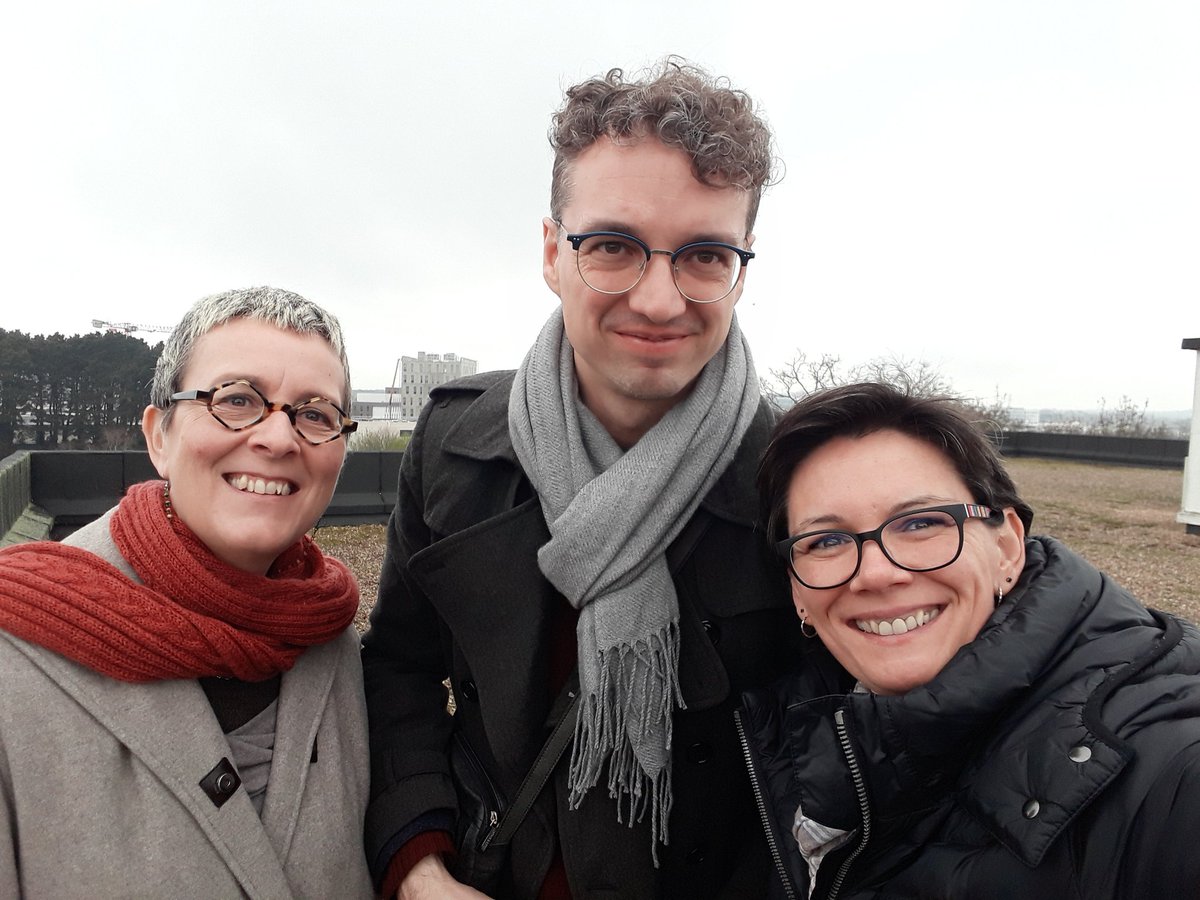 VeroniquePretre's tweet photo. Séminaire Info Comm @centralesupelec Jour 2 ! Visite du campus de Rennes @Rennes_CS avec une partie de la Team @BibliothequesCS #PoleIST @CS__Research https://t.co/495Oe9NblS