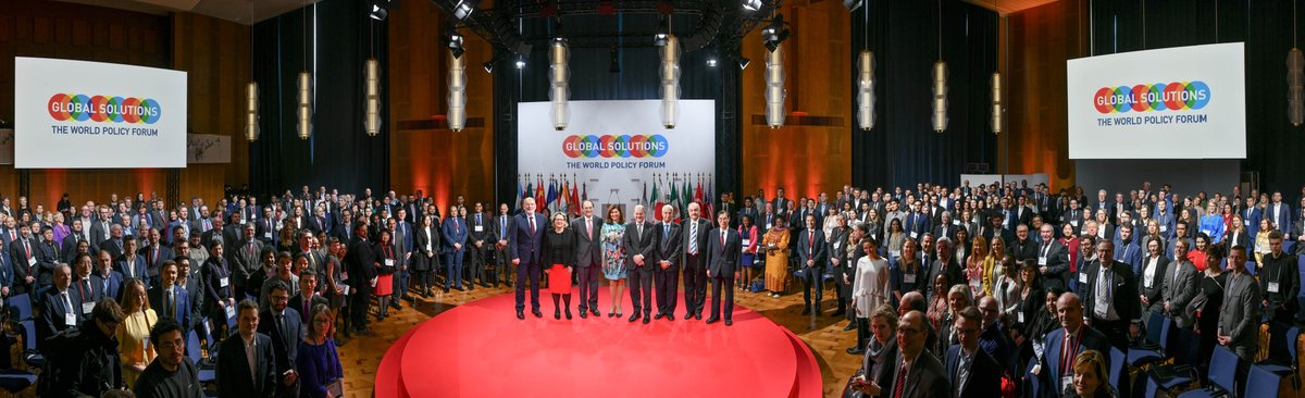 #GlobalSolutions Summit 2019 - The World Policy Forum brings together #G20 leaders and leading scientists to find solutions to the world's great challenges. #T20 #Recoupling More information about program of day 2, speakers &amp; livestream: global-solutions.international