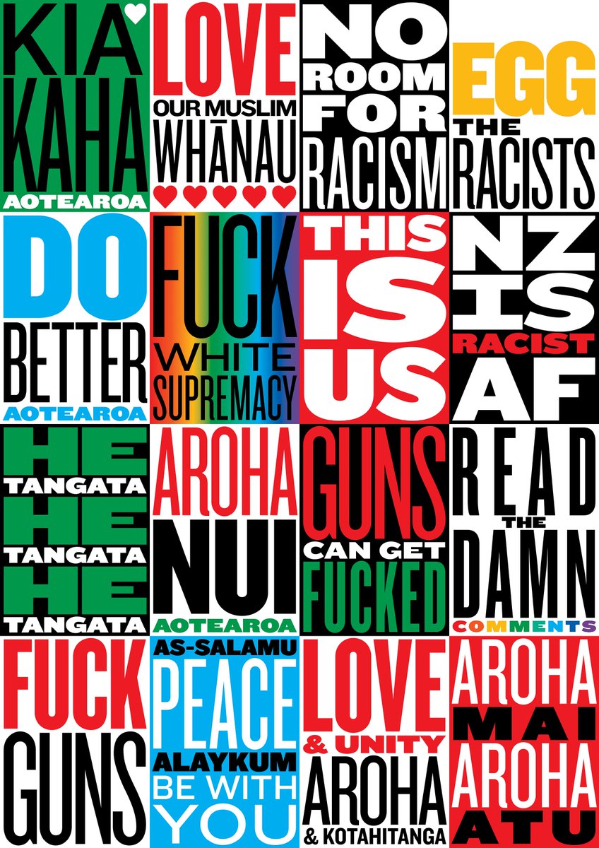 thomaslebas's tweet photo. I’ve been busy. Free posters to a good home. #fuckracism #aroha

💌 https://t.co/FvRsu7CJY5 https://t.co/syFcJpNbQL