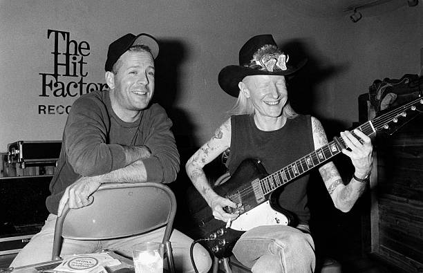 Happy Birthday to , here pictured with Johnny Winter! 