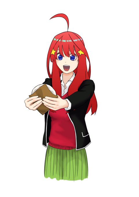 keisanmisu30さんがTwitterに投稿した中野五月(五等分の花嫁)のイラスト。