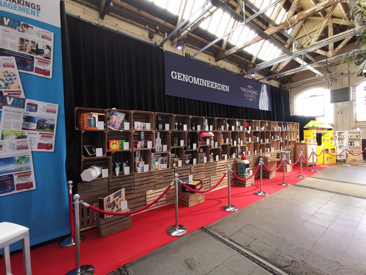 Verpakken's tweet photo. De genomineerde inzendingen voor de #nlpackagingawards zijn vandaag en morgen te zien op het #nlpackagingevent in Amersfoort. https://t.co/toEtSxEaou https://t.co/0ZxYz6sxBB