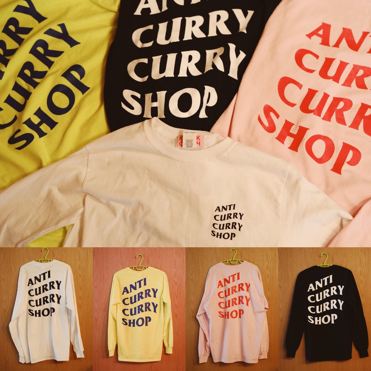 ケニックカレーアンチカレーカレーショップロングTシャツ、3/20水曜日 