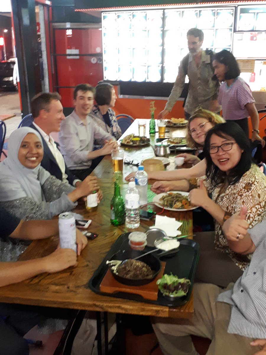 Indorosstaylor's tweet photo. Post seminar dinner. Note how many young faces from @AIYA_WA . This IS our future. https://t.co/OXaWiXiZTr