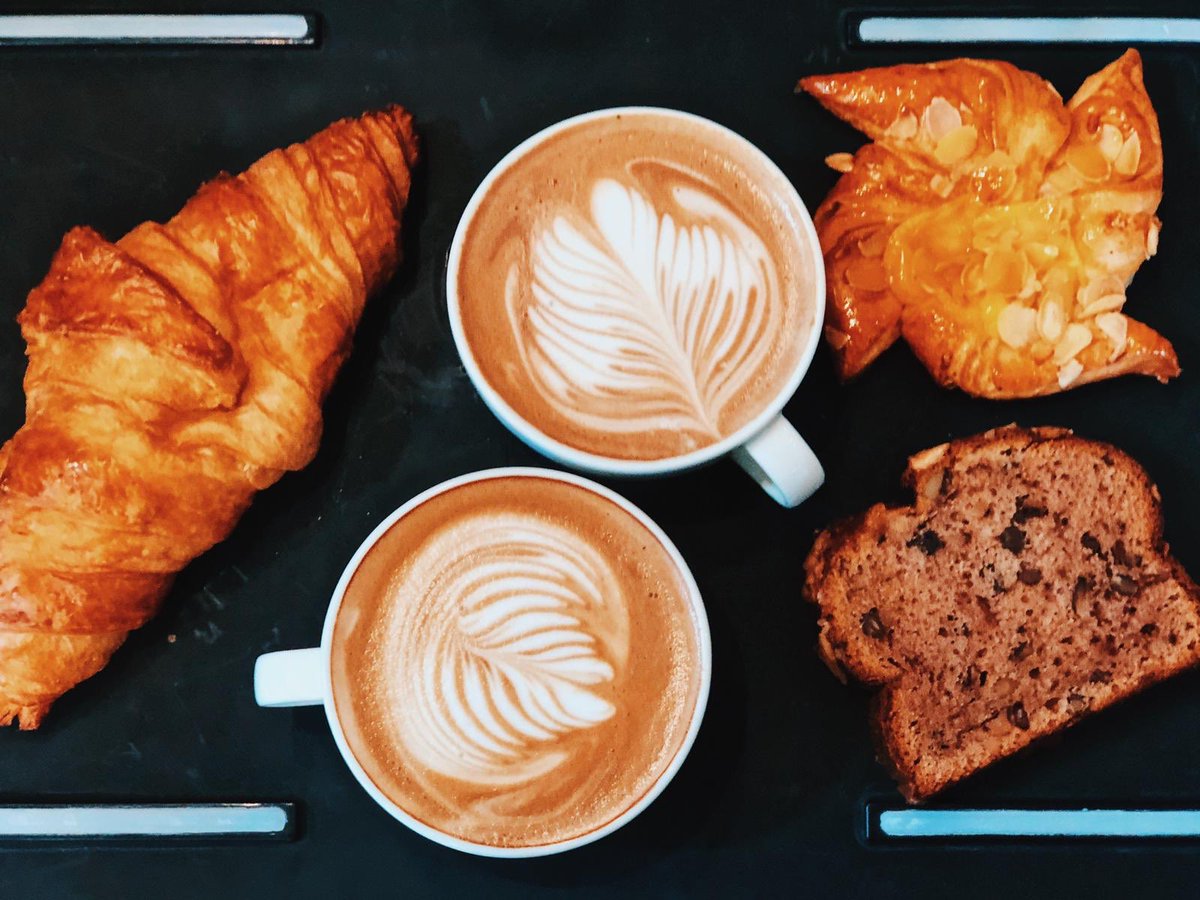 We’ve got your mornings covered. Grab a flat white with our sweet blonde roast and a quick, tasty breakfast to start your day right. ☕️ #York #ConeySt #LatteArtHeroes #FlatWhite #Espresso #Breakfast #Croissant