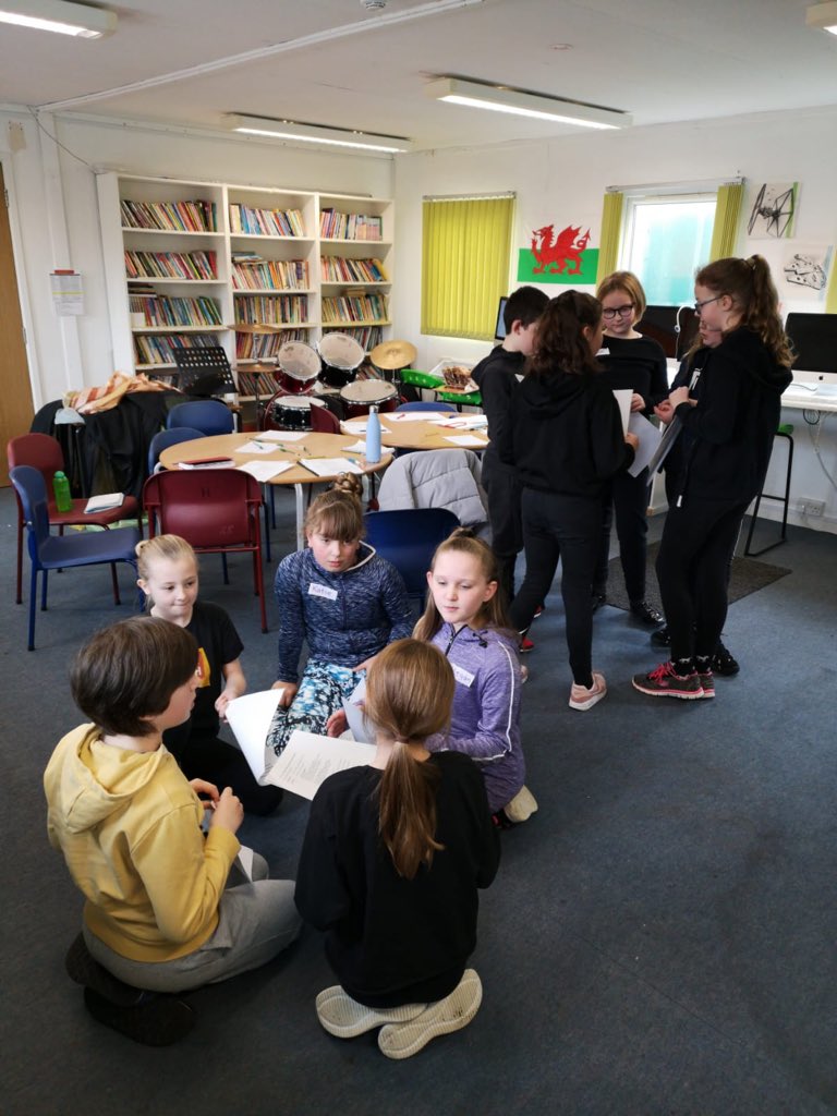 ysgolbrynhedydd's tweet photo. #shakingupshakespeare thank you to Trefor Lloyd Roberts and Janys Chambers for the wonderful opportunity our pupils were given to reenact ‘Macbeth’ yesterday - the pupils learnt so much and performed brilliantly - #cadw https://t.co/f2uUKqimmH