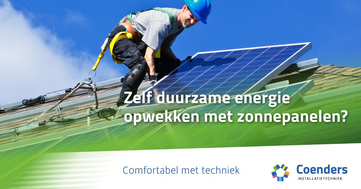 Coendersnl's tweet photo. Zonnepanelen zijn hot! Je wekt er je eigen #duurzame energie ermee op. Naast minder gebruik van fossiele brandstoffen en minder CO2 uitstoot bespaar je er ook nog eens vele euro’s mee. Dat wil jij toch ook? Bij Coenders vinden we #duurzaamheid belangrijk. https://t.co/DgkwgpsKwQ https://t.co/FiofpgF0AX