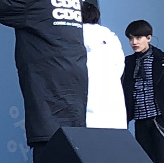 180212 Taeil on Pyeongchang Olympics 'Headliner Show' Rehearsal >_____<♡ at that time, Taeil was very cold, & I saw it clearly in some previews that were shared! ; _; plsvgive him a blanket, hot pack.& warm hug! dunno forget taeil ears turn red like tomatoes! ;___;