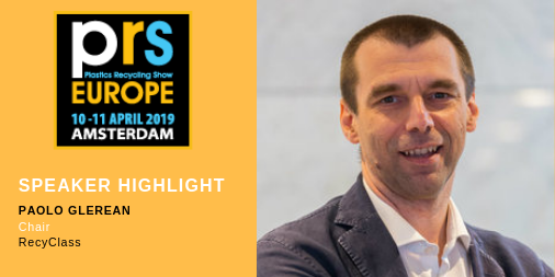 PRS_Europe's tweet photo. Speaker Highlight at #PRSE2019 Conference Day 1, 10 April in the opening session on Innovation: "Quality Plastic Recycling Starts with Design for Recycling " with Paolo Glerean of RecyClass. Full programme &amp; registration at: https://t.co/rY4wYSszNh https://t.co/JV72dDm1ez