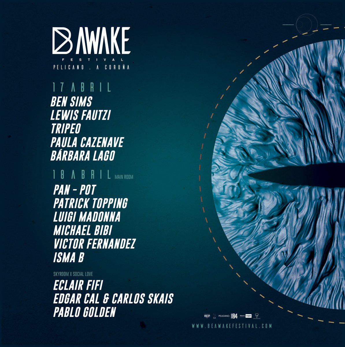 ¡Line up por días! Nos vemos en #BeAwakeFestival 👁

Tickets: bit.ly/BeAwakeFestiva…