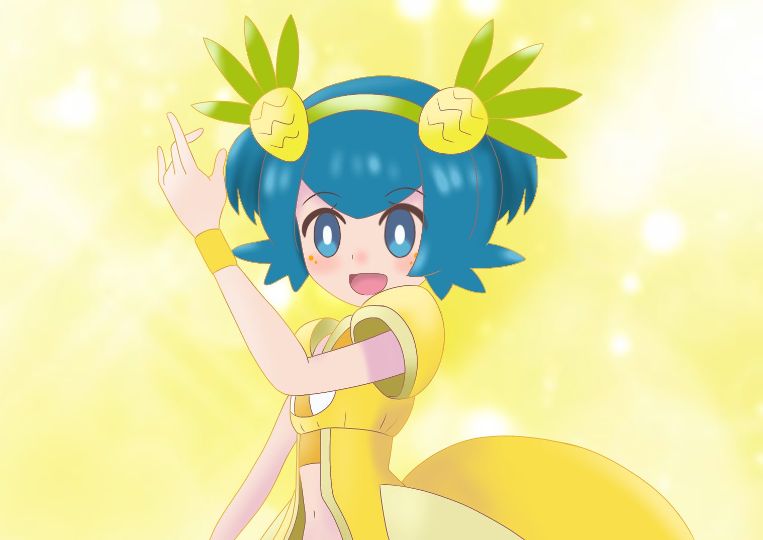 みーん A Twitter アローラドリキュンを髪型髪色をあまり変えないで描いてみました W 少々アレンジ加えました T Co 97sesx6oyc Twitter