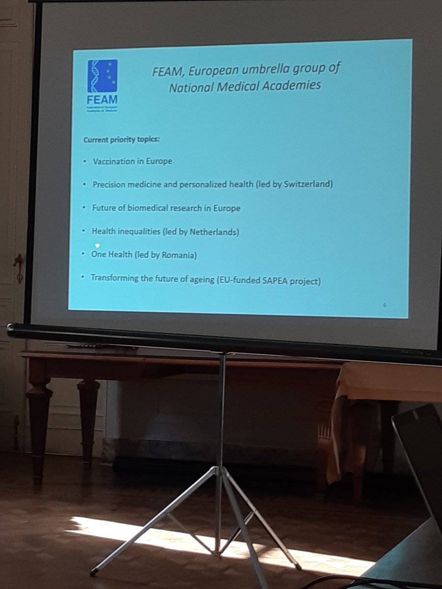 FedEuroAcadMed's tweet photo. FEAM VP Françoise Meunier from @AcademieMed speaks about our policy activities and #vaccination remains at the top! ⤵️ Read our recent #FEAMforum workshop 💉 summary report: https://t.co/X5GVROAOP6 #health #healthcare https://t.co/fM8TCkpQYQ