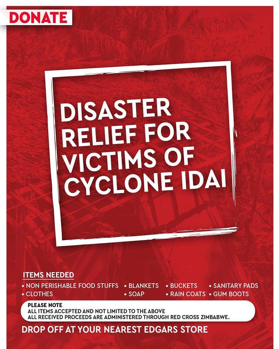 EdgarsZW's tweet photo. "No act of kindness, no matter how small, is ever wasted".-Aesop
#CycloneIDAI
#ForeverEdgars https://t.co/xzd6r3MDJC