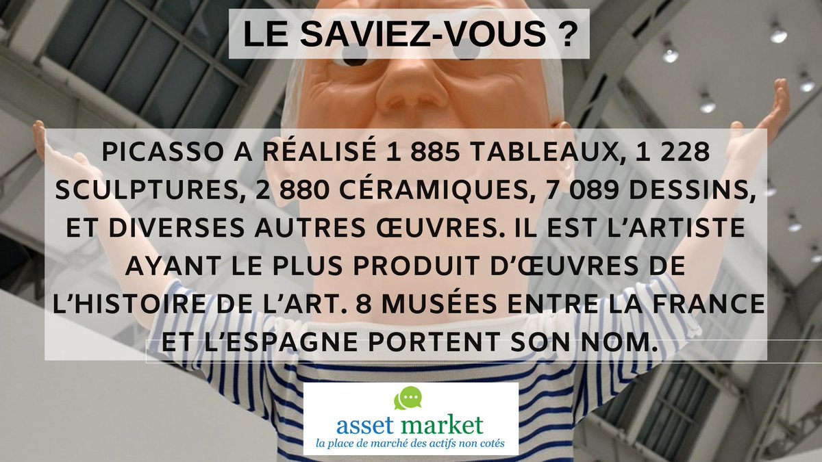 asset_market's tweet photo. LE SAVIEZ-VOUS ? https://t.co/AIQhc2pDX3 #assetmarket #startup #financement #VC #immobilier #notaires #immobilier #foncier #noncoté #livre #bienetre #encheres #arts #patrimoine #vins https://t.co/vaSI20TTlL