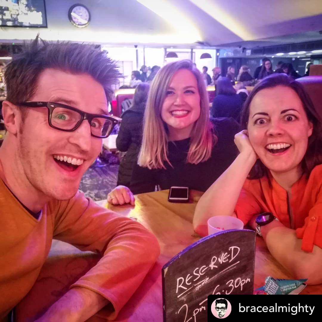 Brilliant evening with <a href="/bracealmighty/">Lee Brace</a> enjoying some fab new writing courtesy of <a href="/comedyprojectuk/">The Comedy Project</a> and <a href="/sohotheatre/">Soho Theatre</a>! Imaginations well and truly fired, we are currently low-key plotting world domination. (Also Geri is 100% stalking <a href="/JacobEdwardsInc/">Jacob Edwards</a> now #restrainingorder)