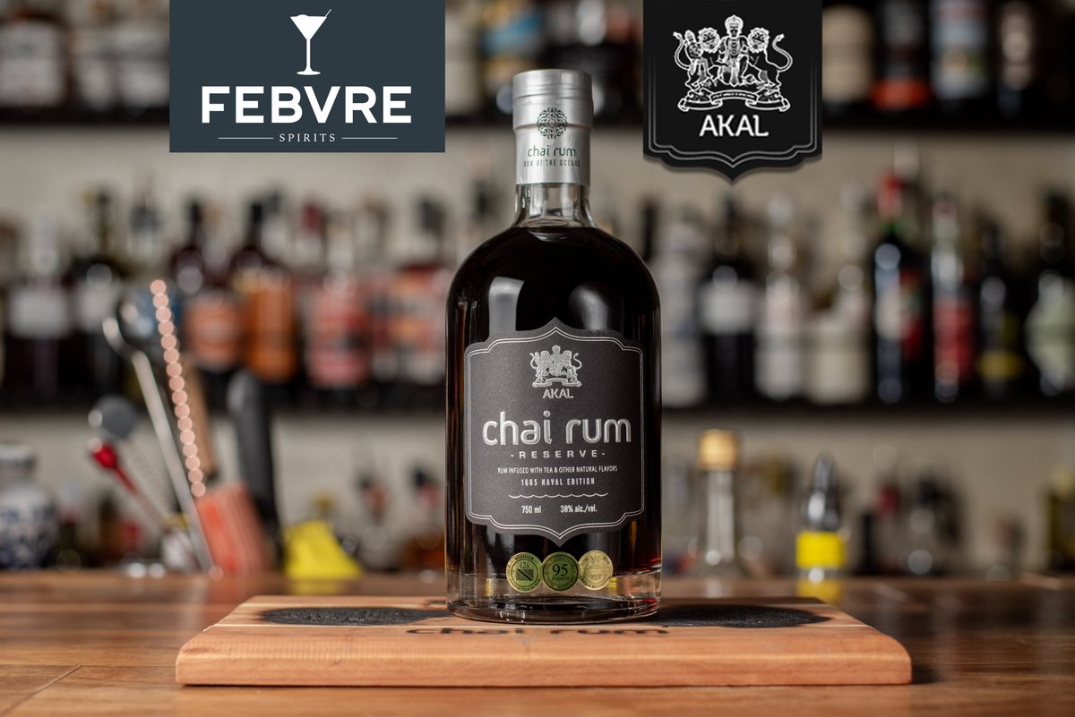 FebvreWines's tweet photo. This week’s #FeaturedProducer is AKAL, creators of @ChaiRumGlobal, the worlds only West Indian #Botanical #Rum. Aged in #bourbon barrels and produced using #Indian #Teas, tropical #botanicals and limited reserve #WestIndies Rum, AKAL have created a truly unique Rum. https://t.co/oPm8jFUO2m