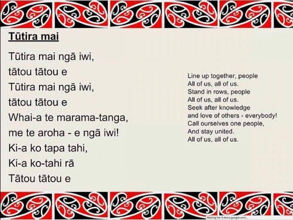 Claire Waddington 🌻 on Twitter "Tūtira mai ngā iwi, song of my childhood and all Kiwi kids