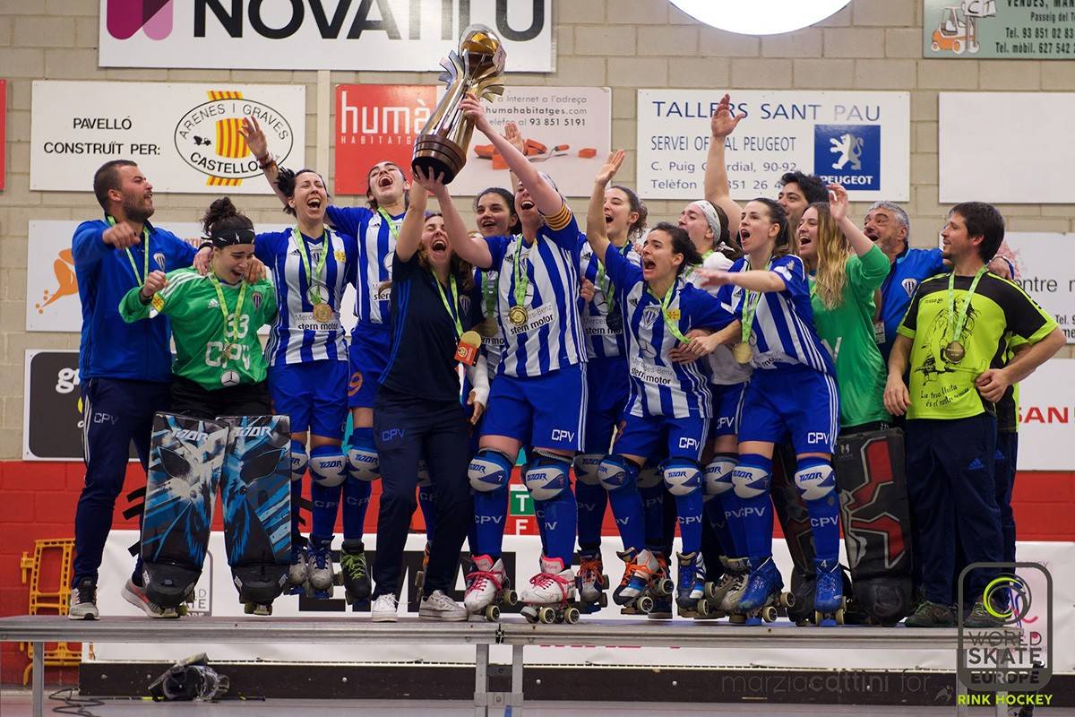 fitnessvic's tweet photo. FELICITATS CAMPIONES! 
Les jugadores del Club Patí Voltregà han tornat a guanyar la Copa d'Europa. Aquesta és la sisena vegada i és l'equip amb més copes de la història. 
#FitnessVic  #Campiones #CPVoltrega https://t.co/Gi8Kk1OLqC