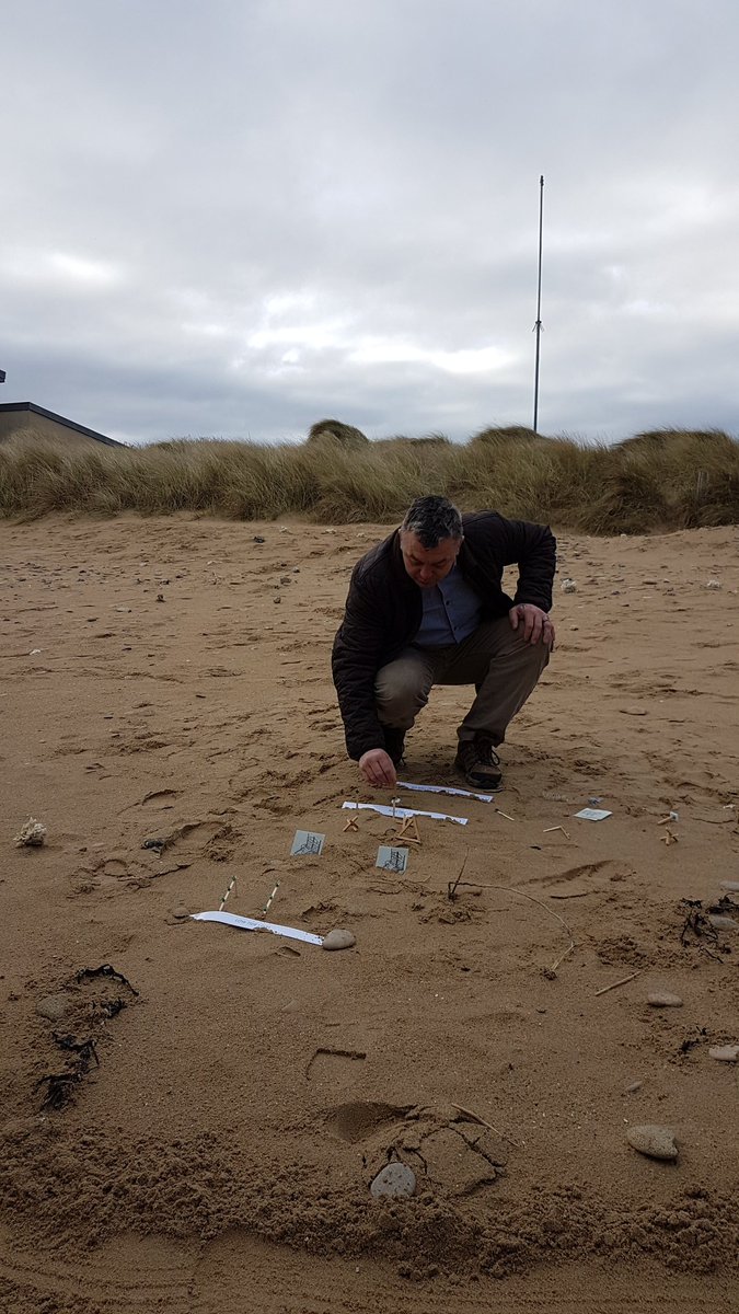 msfrancis100's tweet photo. WO2 Budge explaining the beach obstacles facing the Allies on D-Day.  What effect did they intend to have? @CommandantRSME @PEW_CI @EngineeringWing @Proud_Sappers @UrchTyrone https://t.co/5TBHhjtVxN