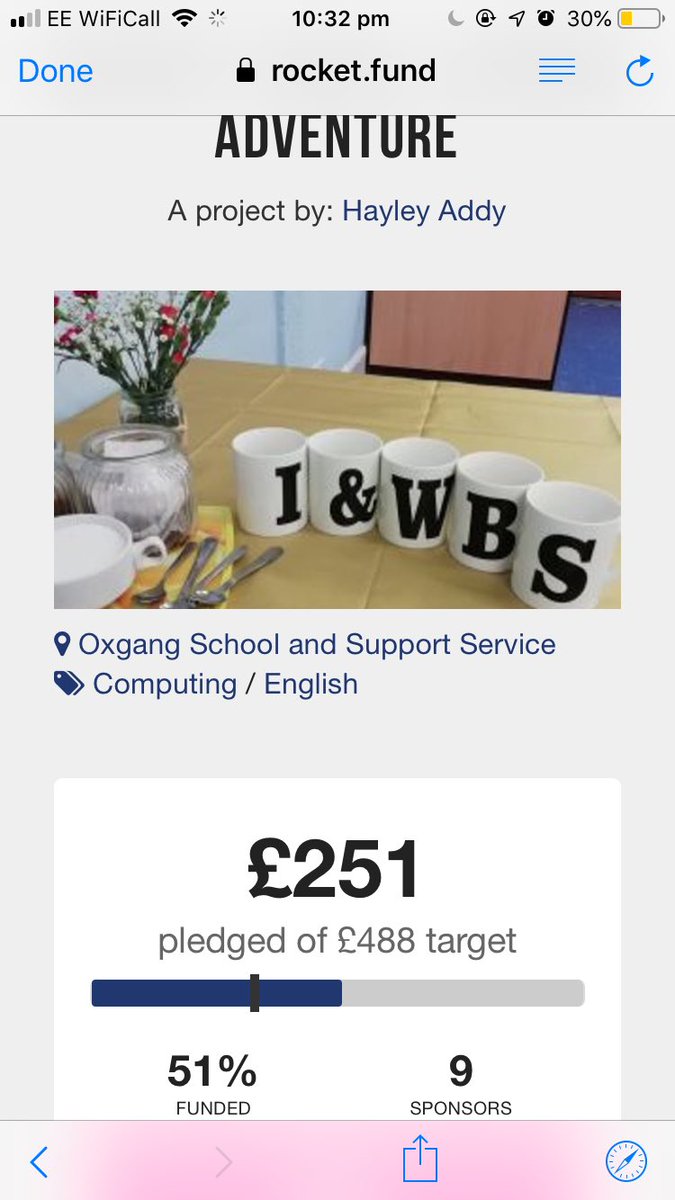 So proud of this young person! He has worked really hard to raise funds for our enterprise project. Great entrepreneur in the making! #WatchUsGrow <a href="/RocketFundUK/">Rocketfund</a> @oxgangschool <a href="/IWBSFalkirk/">Inclusion&Wellbeing</a>