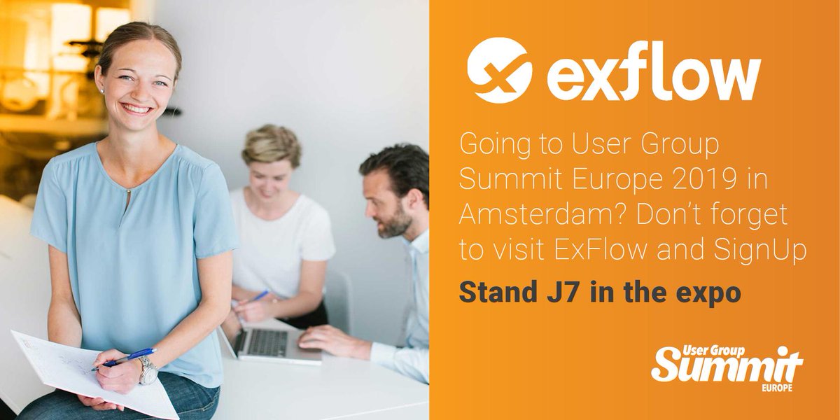 Going to User Group Summit Europe, so are we. Learn how ExFlow empowers AP and visit us in Booth J7