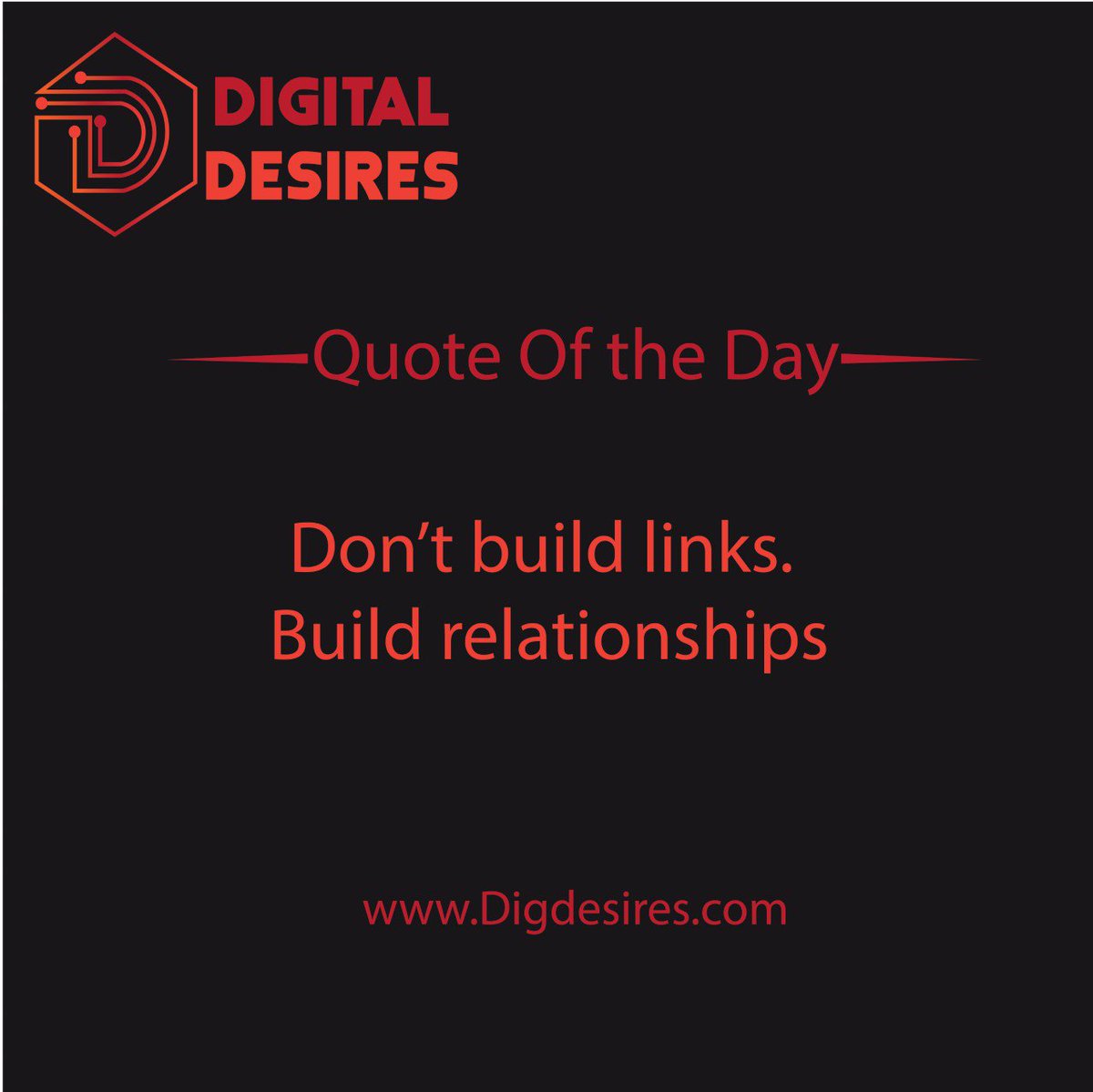 DigDesires's tweet photo. Quote of the Day !!

#Quote #DigitalMarketing #DigitalDesires https://t.co/VXUngpUeHL