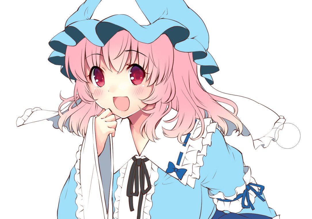 西行寺幽々子 「明日には完成出来そう!(^ω^)v 」|南瓜かぷちー🎃漫画連載中のイラスト