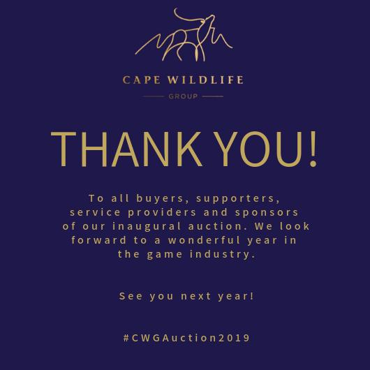 HillcrestGame's tweet photo. A BIG thank you from all of us at Hillcrest Game Estates! 

#WildlifeAuction #ThankYou #HillcrestGame https://t.co/XIxGcHVDfS