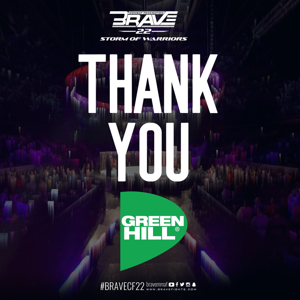 bravemmaf's tweet photo. After the tremendous success of Brave 22: Storm of Warriors, we'd like to take the time to thank all of our partners. From the fight week to the fight night, you were amazing and a significant part of this successful event. Thank you! #BraveCF22 #BraveCFonESPN5 #Philippines https://t.co/D5cEZZRCNi