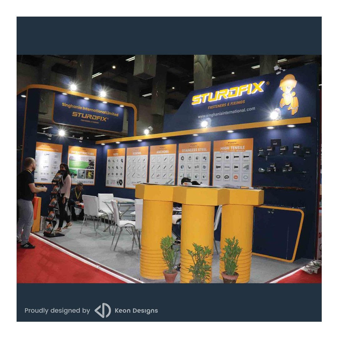 KeonDesigns's tweet photo. Project- Exhibition Space Design

Client- Sturdfix

Design Intend- 
This is a design for a tech show in Gurgaon, where Sturdfix participated. Keon Designs customised each element's design. The reception desk was aimed to attract targeted audience.

#exhibitiondesign https://t.co/4QrAdrmgPK