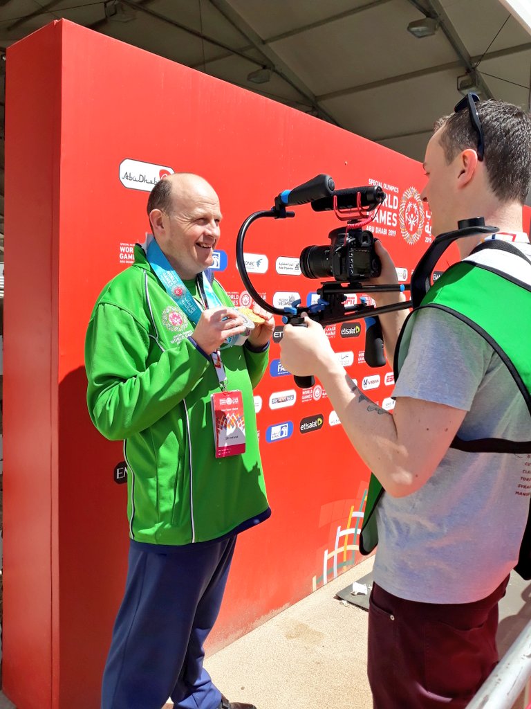 EquestrianSoi's tweet photo. Conor Byrne enjoying the spotlight. A natural in front of the camera as well as in the equestrian arena! @SOIreland https://t.co/h11OpvMYMV