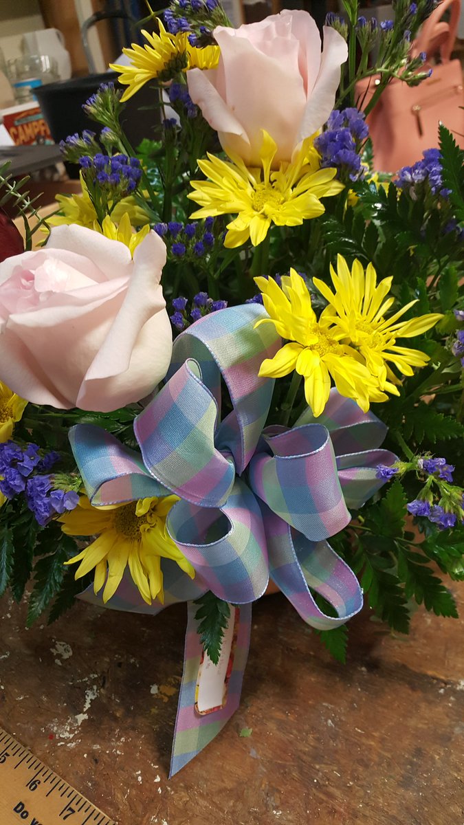 Cranefloralshop's tweet image. Pink yellow and purple=Beautiful #flowershop #maincrane #cranemo