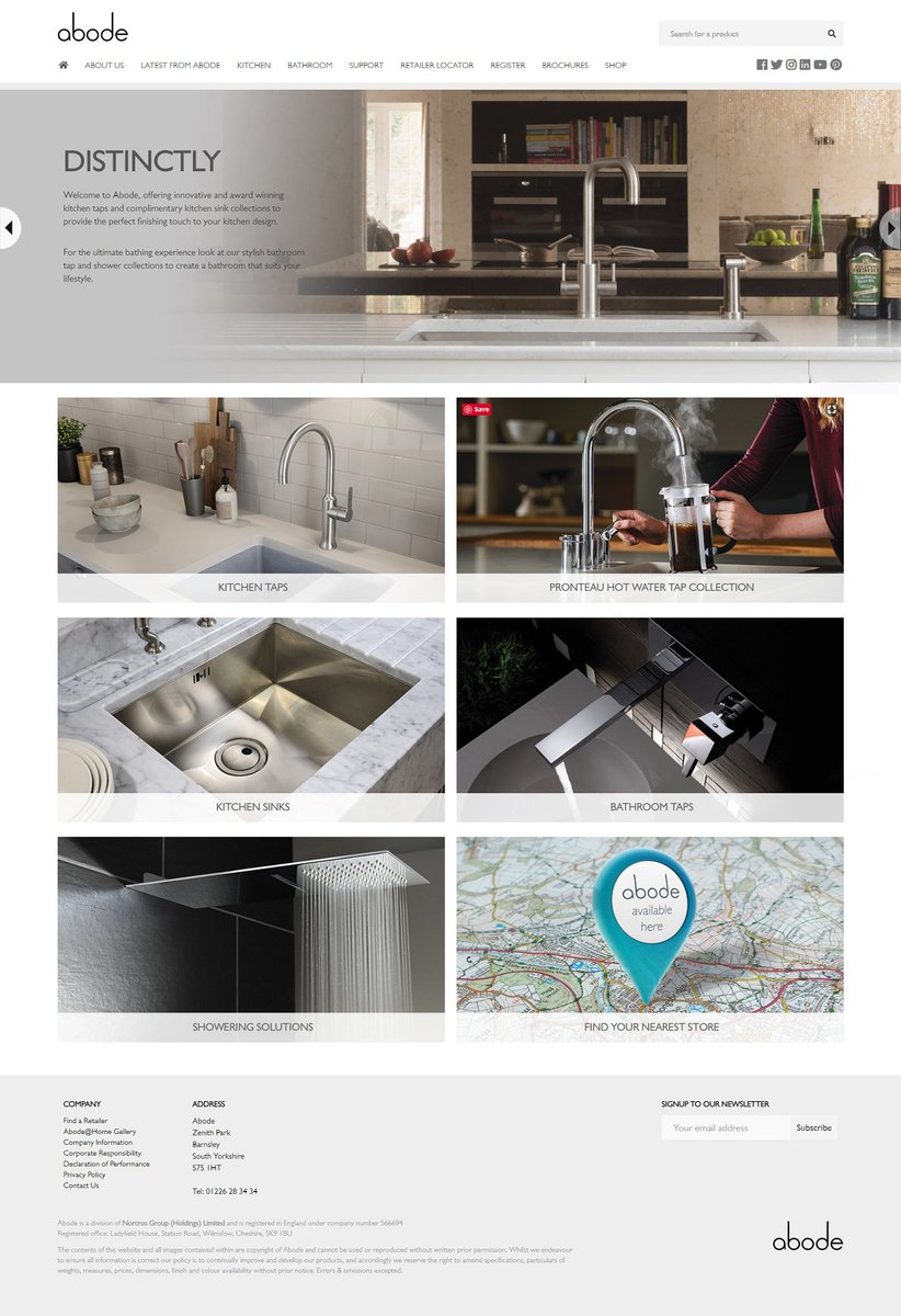 kitchensreview's tweet image. Abode has revamped its website to give it a fresh new look bit.ly/2TZlj8U @abodehome #taps #kitchentaps