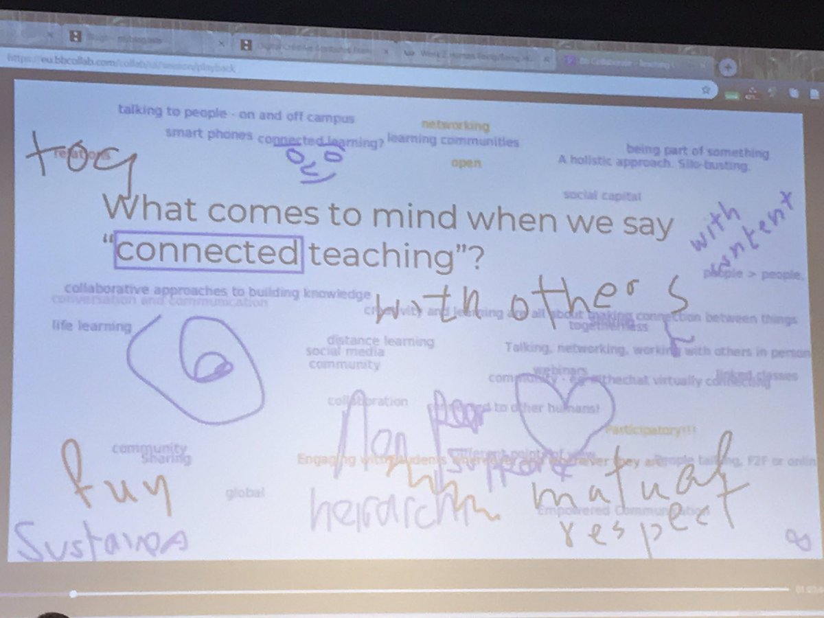 UALTLE's tweet photo. Sharing a clip of @bonstewart from #teachcomUAL. The digital can also feel quite human and connected. @daveowhite #ualesw https://t.co/3iMVA99Anw