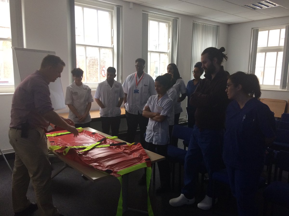 Imaging getting some great Albacmat training from our Emergency Planning Officer Lee Smith on Training &amp; Audit afternoon