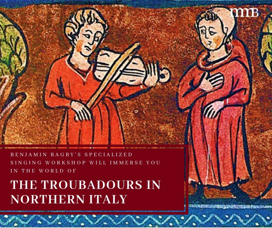 Special Lecturer
BENJAMIN BAGBY from Sequentia Ensmeble for Early Music
Catch him July 6-8 2019
➡️ bit.ly/2SUwdxc 
#medievaltwitter