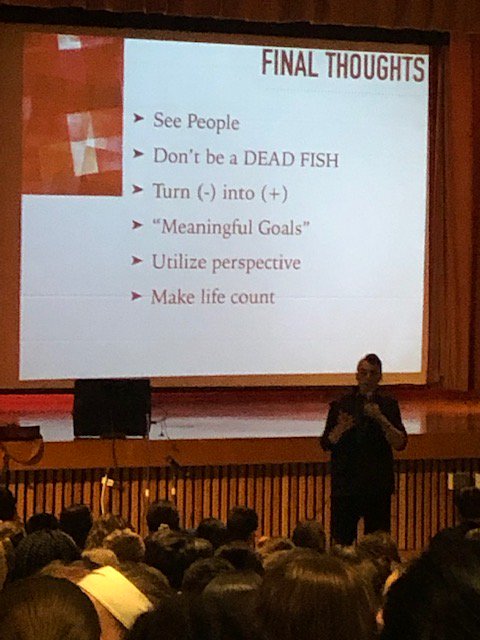 We loved spending our morning with <a href="/ladinabattle/">James Orrigo</a> and hearing his story! A great reminder to jump on opportunities to make an impact and help others!