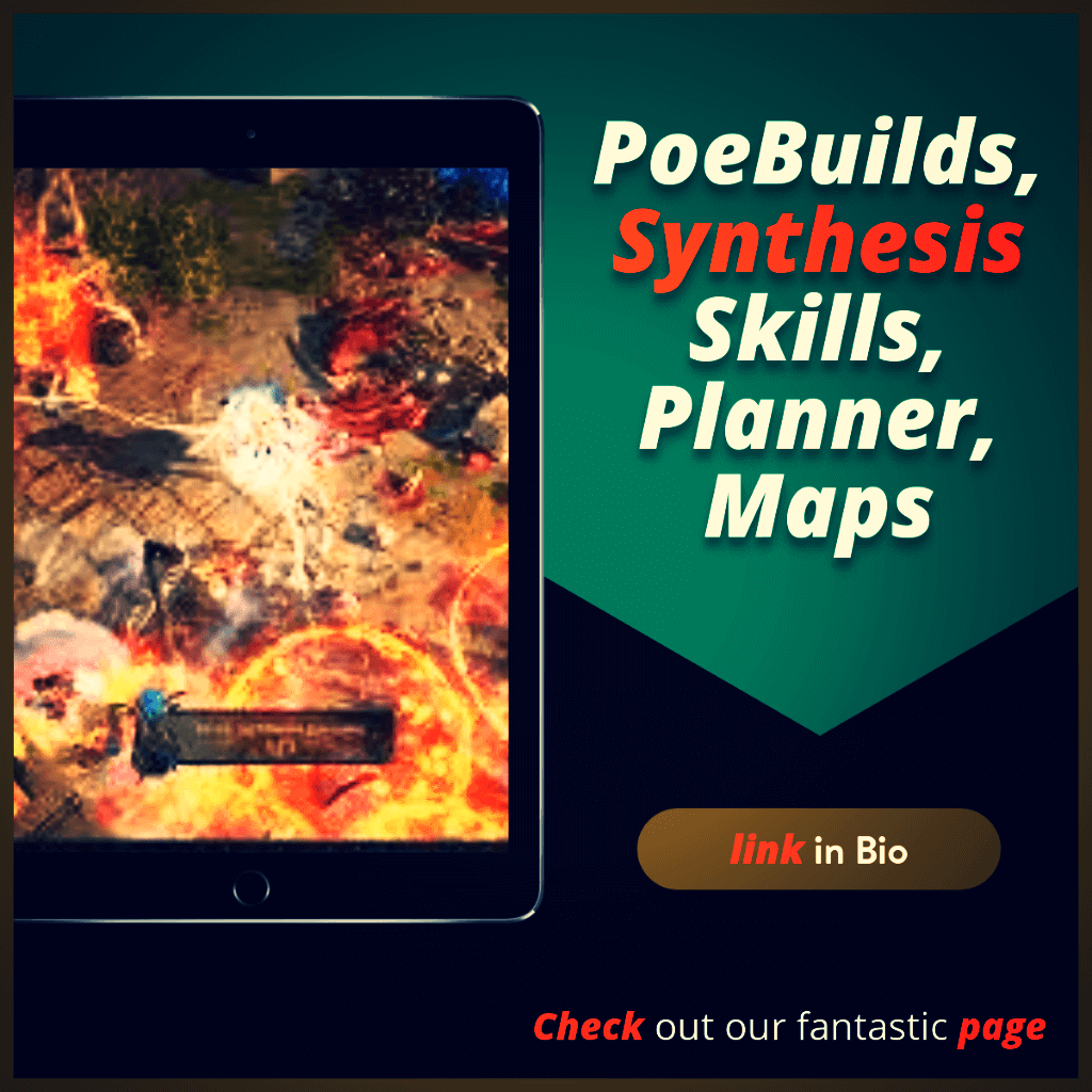BuildsPoe's tweet photo. Poebuilds, 🆂🆈🅽🆃🅷🅴🆂🅸🆂, Ascendancy. Skills
Have a look

#Poebuilds #Poe #PathOfExile #PoeBuilds #PoeSkillTree #PoeSkillPlanner #PoeBuild #PathOfExileBuilds #PoeWitch #PoeAscendancy #BestPoeBuilds #TopPoeBuilds 
#poetrade #mmorpg #mmo #gamer #streamer @quin69 @zizaran https://t.co/rdJd0AyuSg