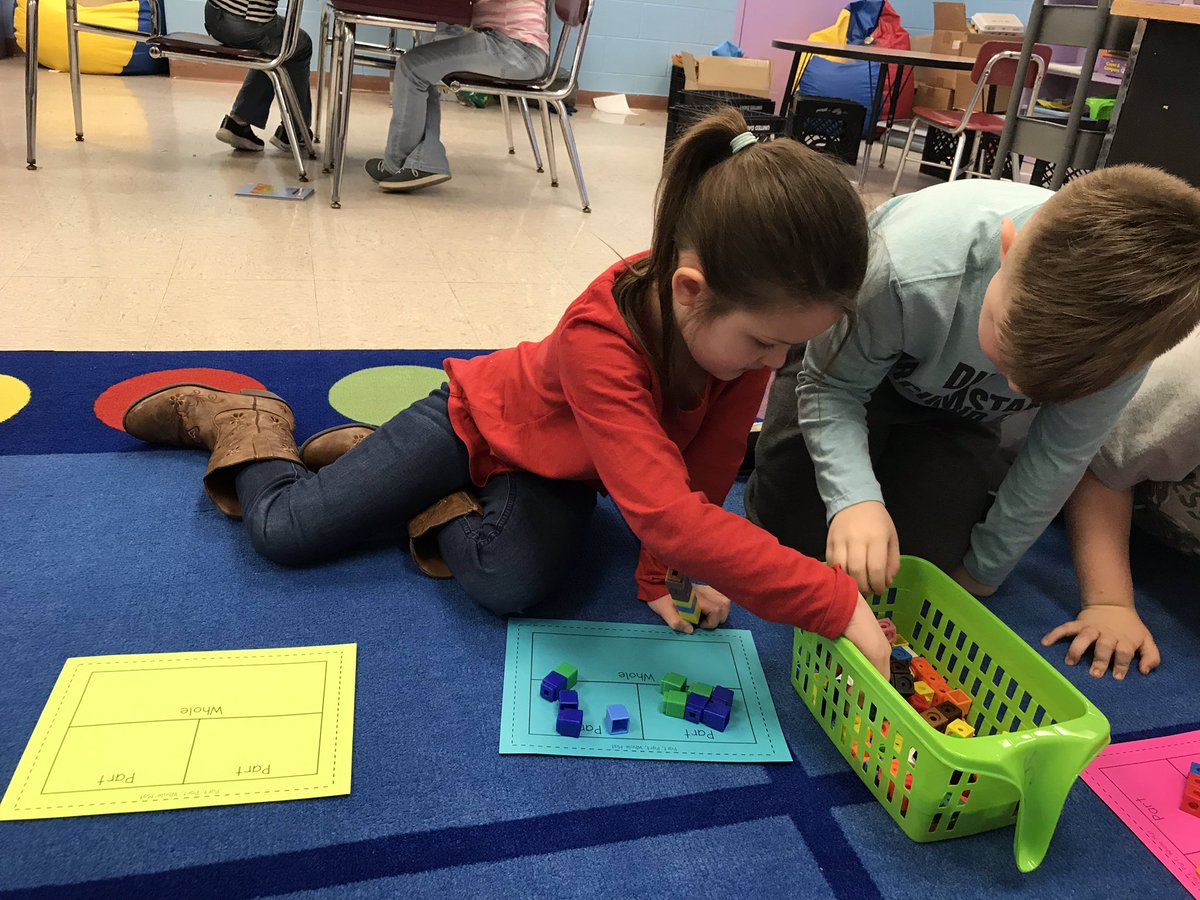 CrispMika's tweet photo. @aes_eagles Mrs. Crisp’s 1st grade Eagles decomposing numbers between 1-20 using a Part-Part-Whole model. https://t.co/wV49Rj37rz