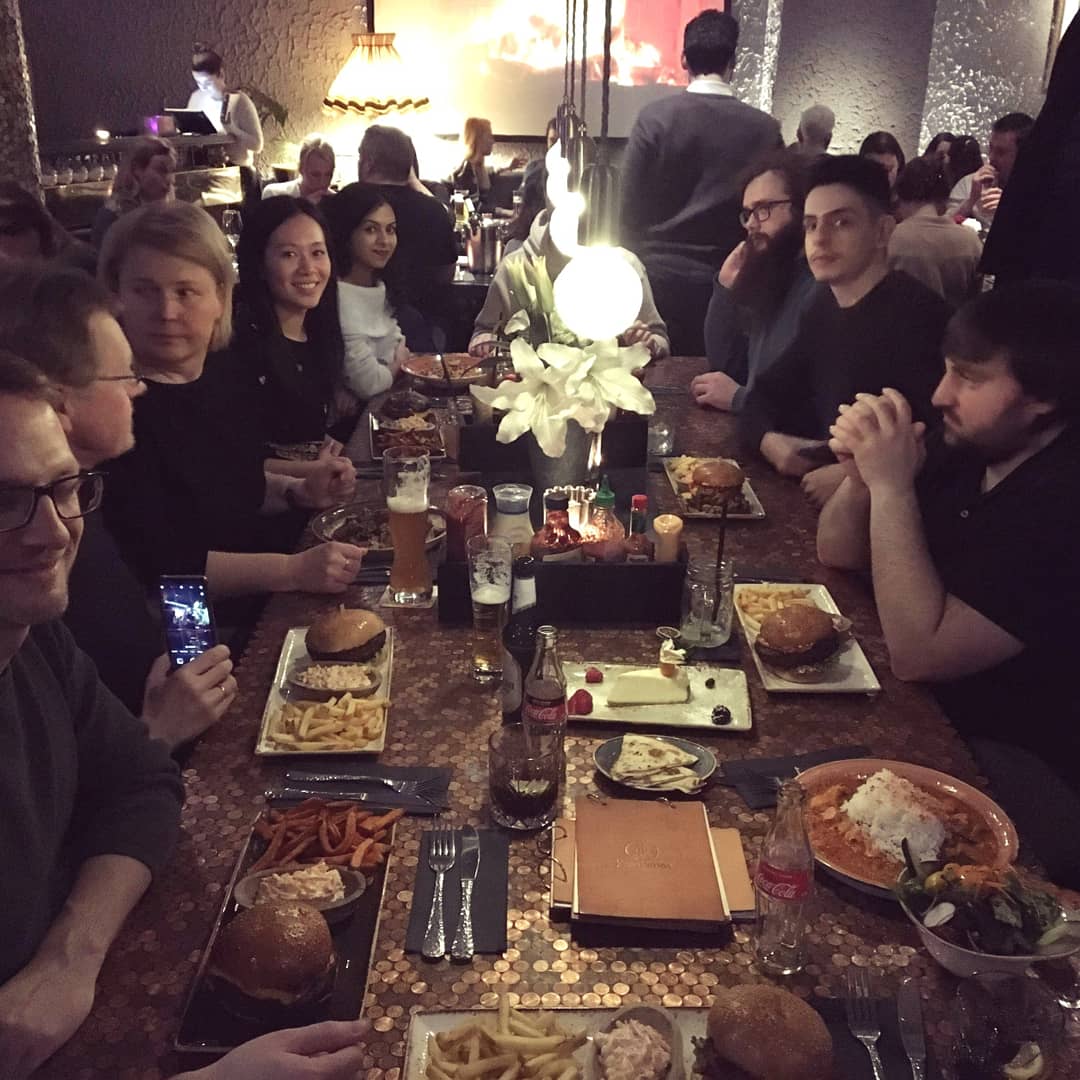 CatalystsDe's tweet image. Nach der Arbeit auf den Spuren von Sherlock Holmes in einem #escaperoom. Besser kann der Abend für das Frankfurter Team nicht laufen 😎
#Catalysts #Passionforcoding #Teamevent #Frankfurt