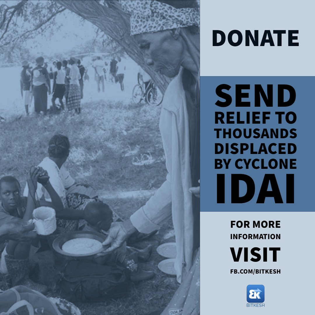 bitkesh's tweet photo. Bitkeshers and well wishers let's continue to stand with the #CYCLONEIDAI survivors.
Contributions are still going on.Feel free to send money through #BITKESH to lend help.
Visit https://t.co/NC9SrwJcF2 to download app and send money
Send a Direct Message for more information. https://t.co/8kWNAkttyY