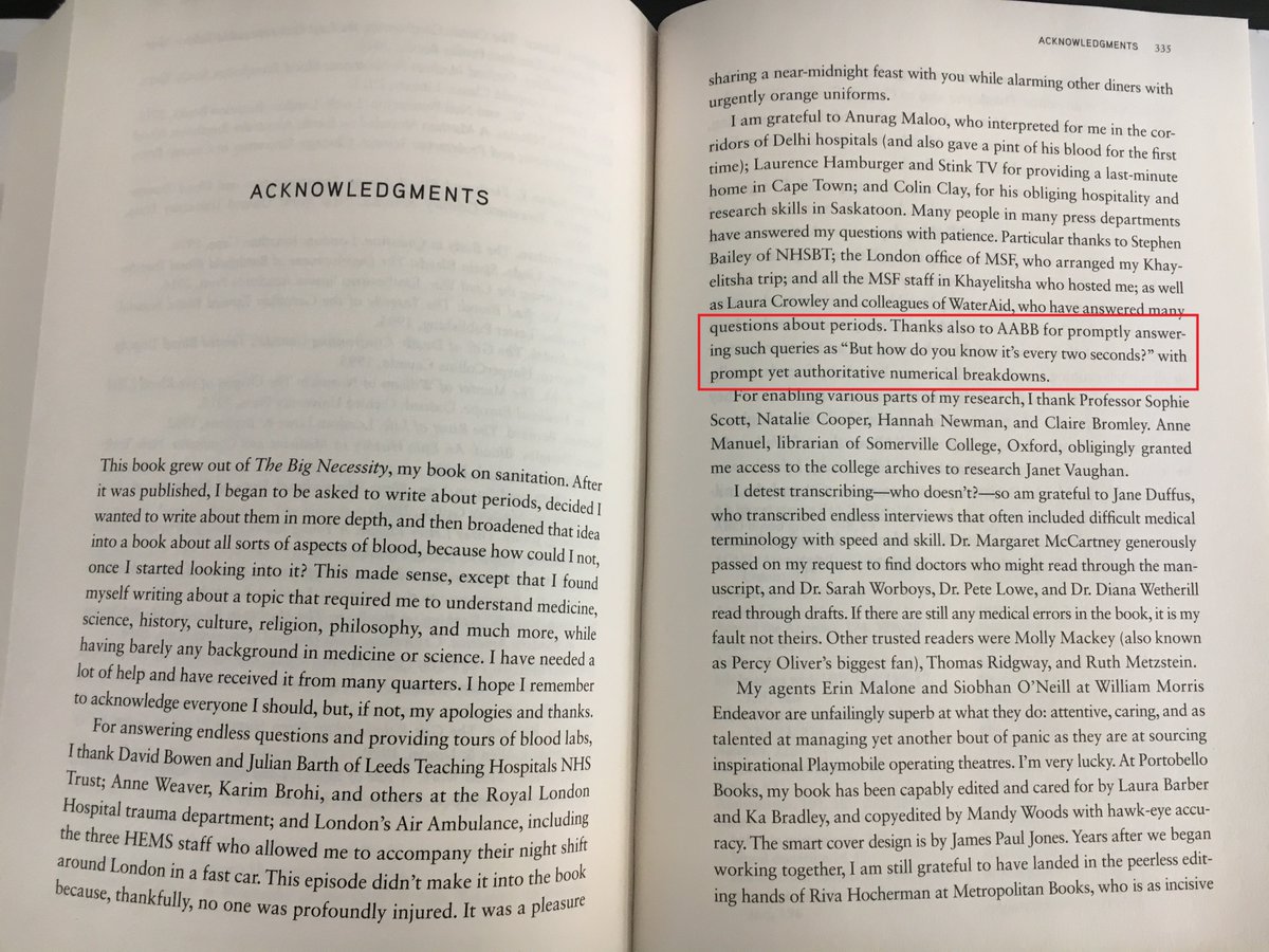 AABB's tweet photo. AABB was happy to help with fact checking for #NinePints. Congratulations on the bloody good book, @rosegeorge3! https://t.co/Dz6GPb9nzm