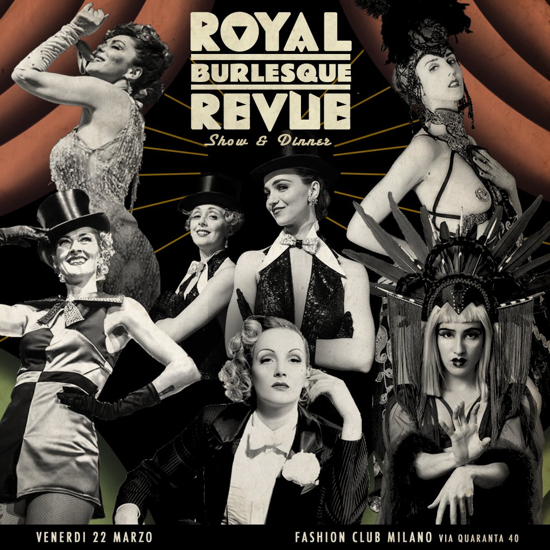 Sempre il meglio del panorama Burlesque mondiale!
 *|royalburlesque.it/prenotazioni-r…|*