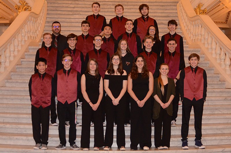 SASD_SAHS's tweet image. Jazz Ensemble was proud to represent SAHS music by performing in the East Wing of the Capitol building in Harrisburg on March 12! The performance was part of Music in Our Schools Month. #SASDPride