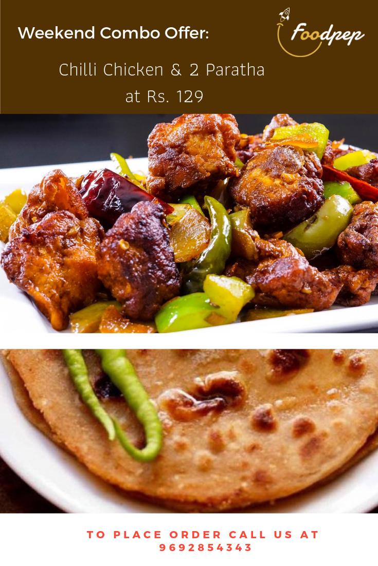 Foodpepin's tweet photo. Weekend Combo Offer:
Chilli Chicken &amp; 2 Paratha at Rs. 129.
TO PLACE ORDER CALL US AT 9692854343.

#fooddelivery #foodiesofbhubaneswar #bhubaneswar #cloudkitchen #foodies #bhubaneswarfooddelivery #weekendoffer #combo #combooffer https://t.co/VJkm9FGzSy