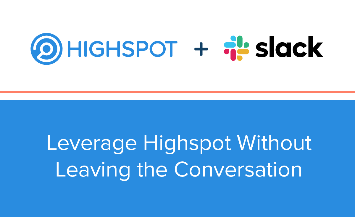 Highspot's tweet photo. 📣 Proud to announce a powerful partnership – @Highspot is the first major #salesenablement platform to integrate with @SlackHQ ➡️ https://t.co/OKknlvnVbI https://t.co/uZ2CiF6bDu