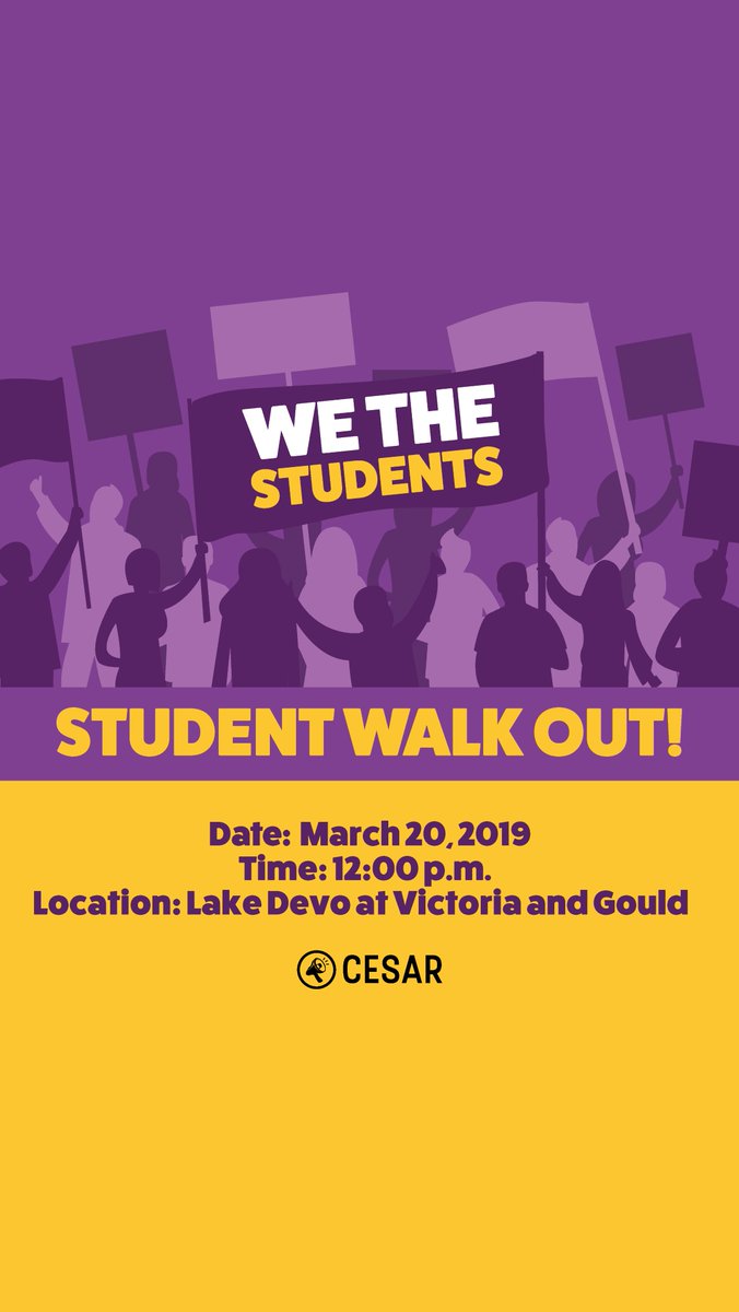 Join students from across the province in a walk out to demonstrate to the Ontario government that we will not tolerate their cuts to our education! The Walkout will be on tomorrow at 12p.m.-2p.m. @ Gould and Victoria Street - Expect speakers, performances &amp; hot chocolate!