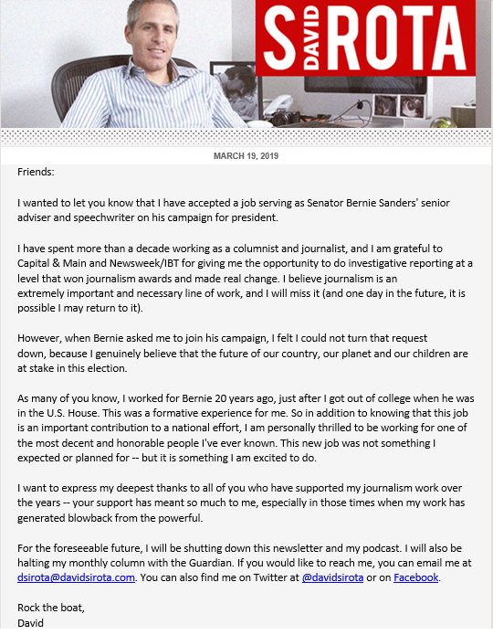 Dave Levinthal on Twitter "Also, FWIW, it appears davidsirota has